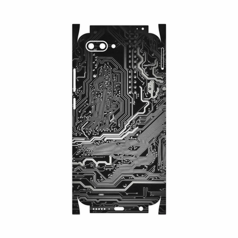 برچسب پوششی ماهوت مدل Black Printed Circuit Board-FullSkin مناسب برای گوشی موبایل آنر 10