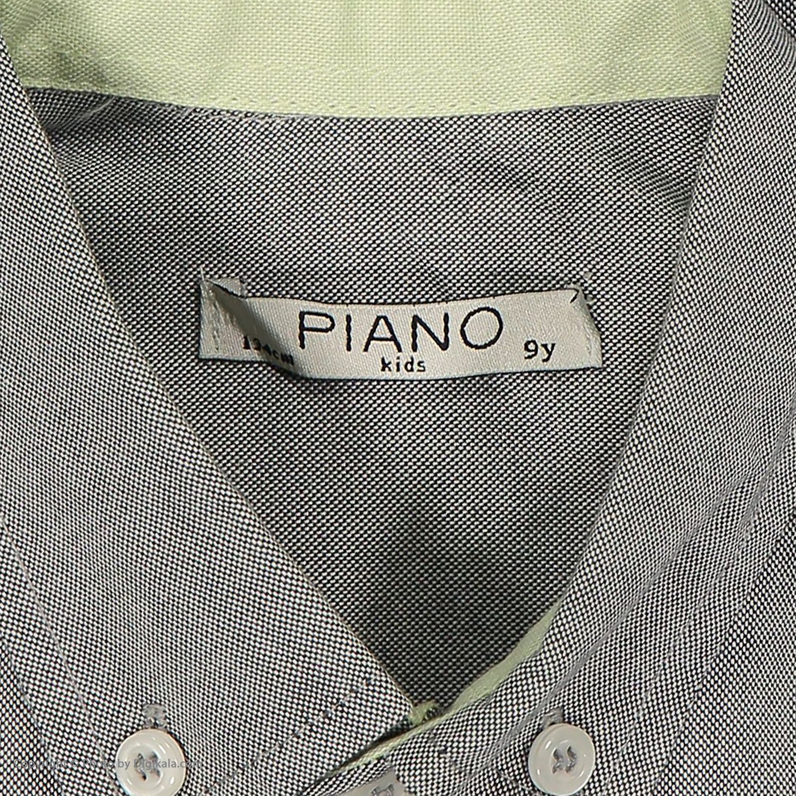 پیراهن پسرانه پیانو مدل 7109-93 -  - 4