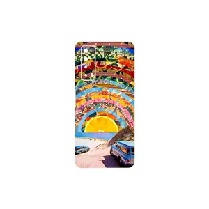 MAHOOT Collage of Orange Sky Cover Sticker for Huawei Y7a