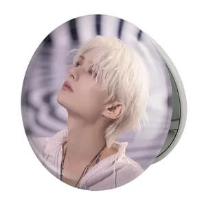 آینه جیبی خندالو طرح جونهی گروه سونتین Seventeen مدل تاشو کد 21599 