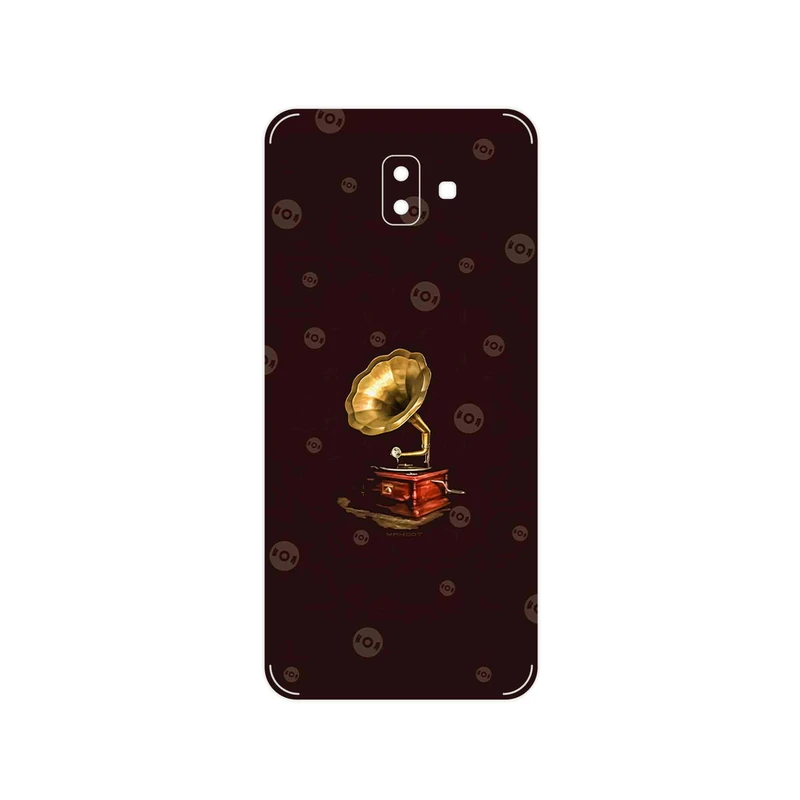 برچسب پوششی ماهوت مدل Gramophone Nostalgia مناسب برای گوشی موبایل سامسونگ Galaxy J6 Plus