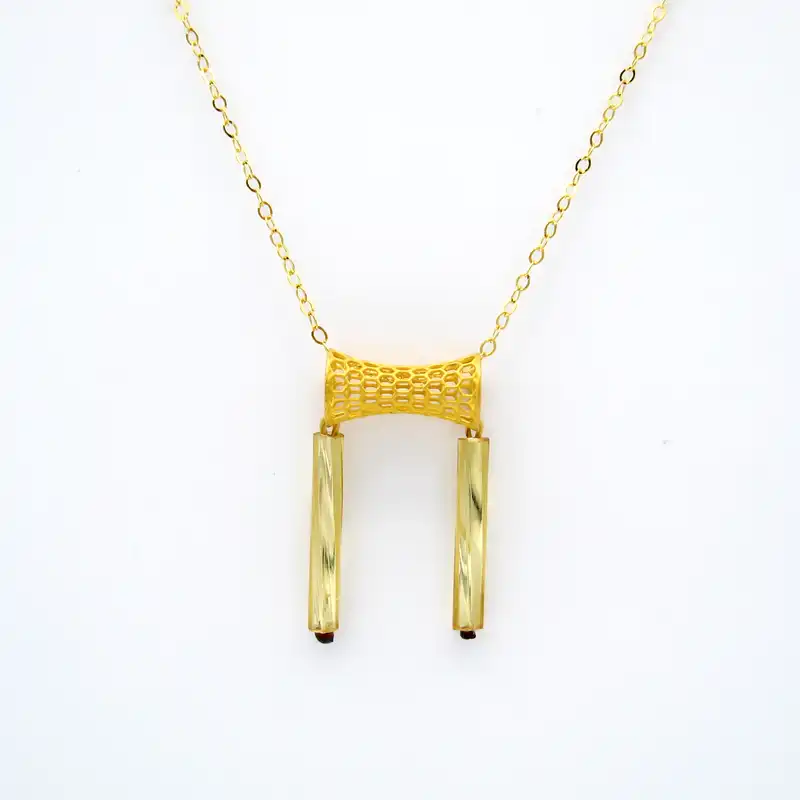 گردنبند طلا 18 عیار زنانه کاپانی مدل kn105