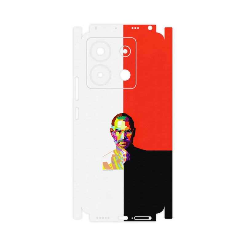 برچسب پوششی ماهوت مدل Collage of Steve Jobs 1-FullSkin مناسب برای گوشی موبایل شیائومی Redmi Note 13 Pro 5G
