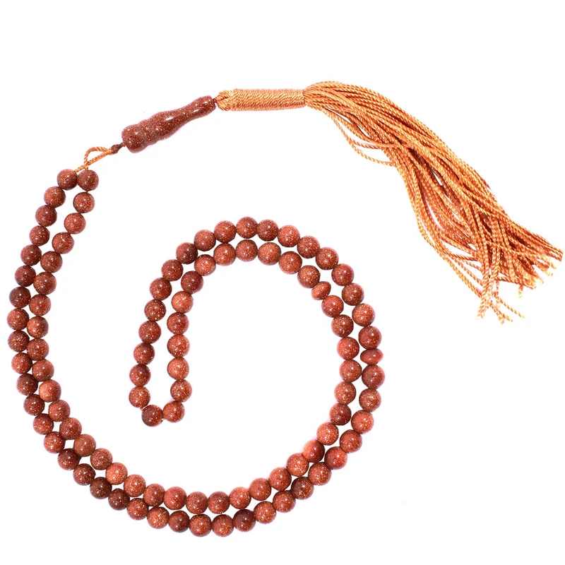 تسبیح آکو جواهر مدل Aventurine Quartz R101