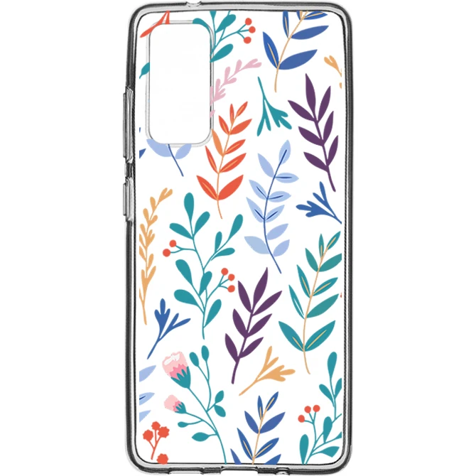 کاور طرح Tiny Leaves مناسب برای گوشی موبایل سامسونگ Galaxy S20 Plus