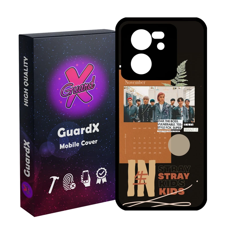 کاور گارد ایکس طرح Stray Kids مدل Glass10688 مناسب برای گوشی موبایل شیائومی 13T/13T Pro/Redmi K60 Ultra