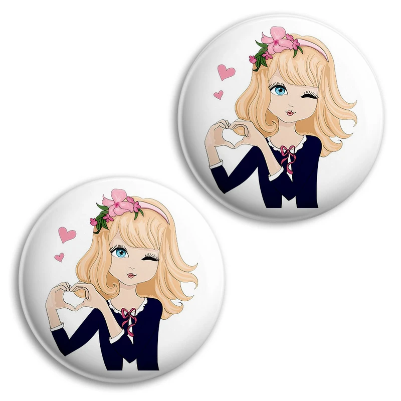 مگنت پرمانه طرح cute کد pmag2.26688 مجموعه 2 عددی