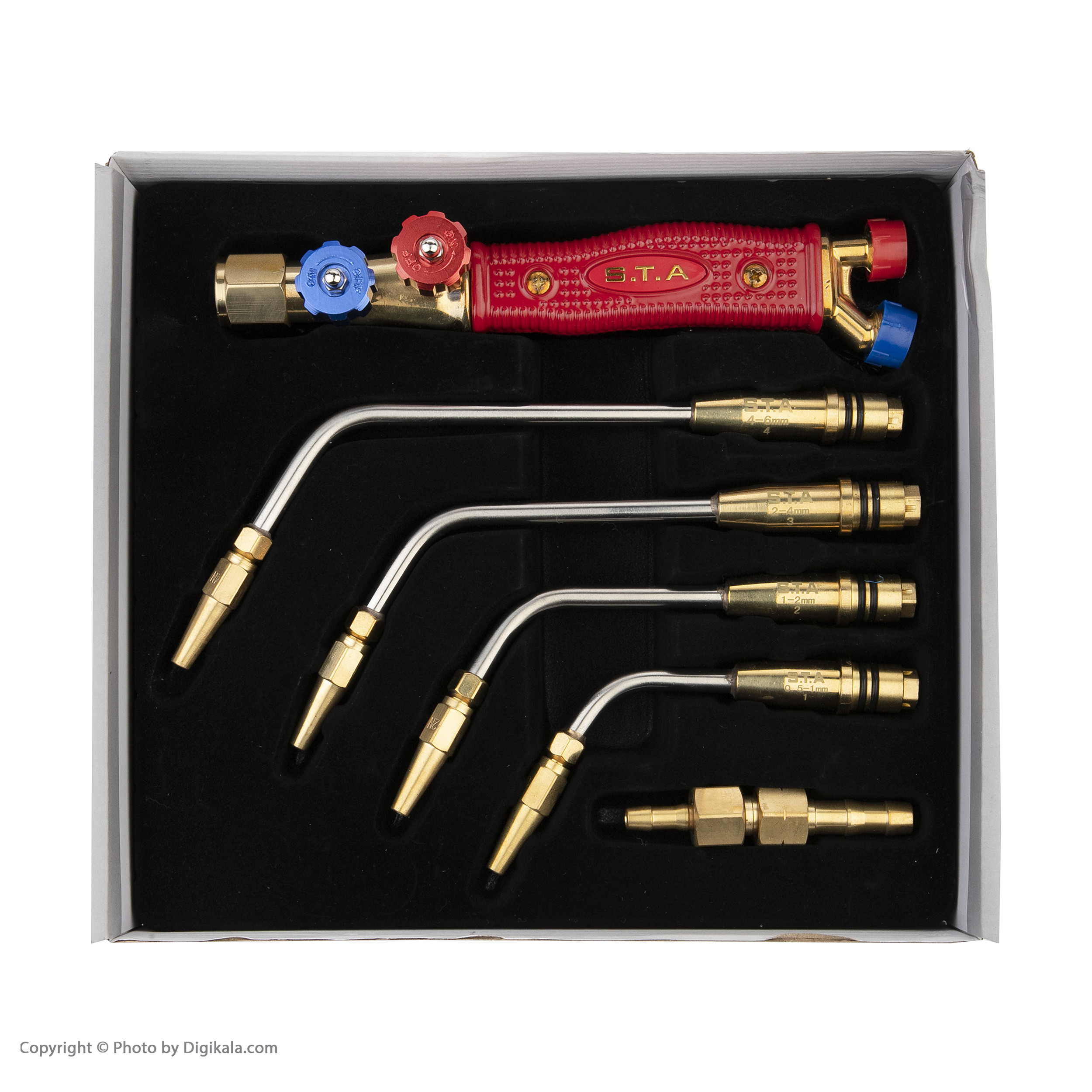 سر پیک جوشکاری اس تی ای مدل زینسر کد RH0130A  مجموعه 4 عددی