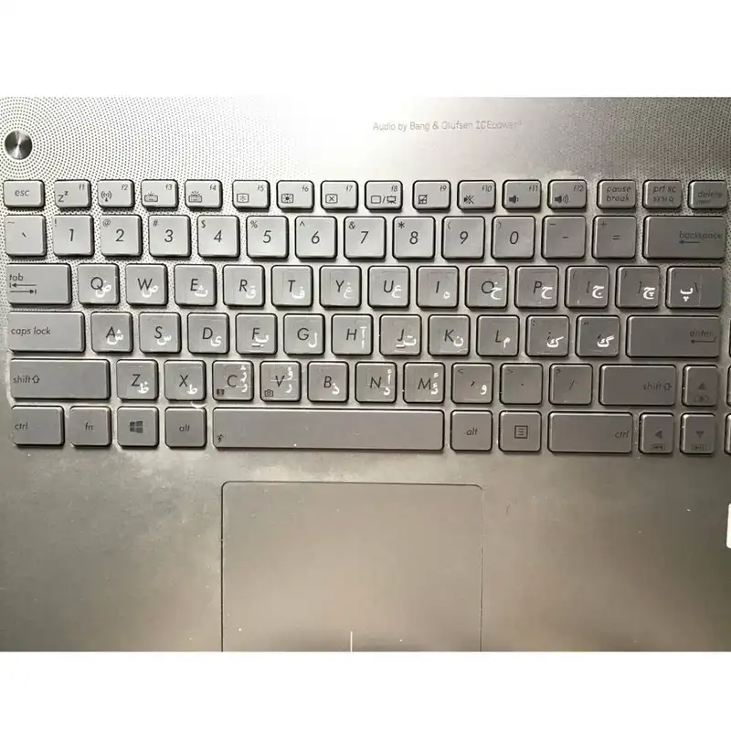 برچسب کیبورد حروف فارسی شفاف مدل 2022