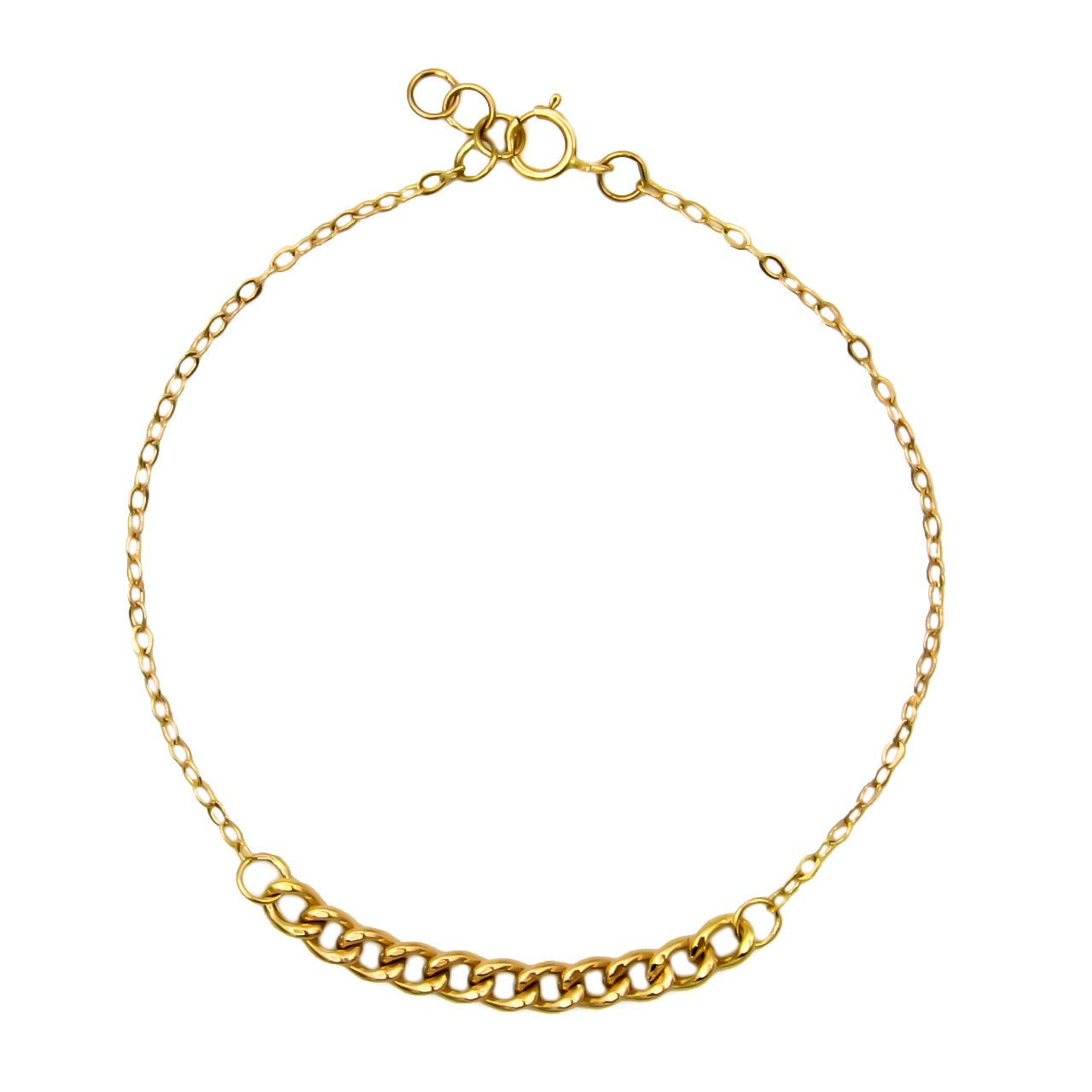 دستبند طلا 18 عیار زنانه کاپانی مدل KB015 -  - 2