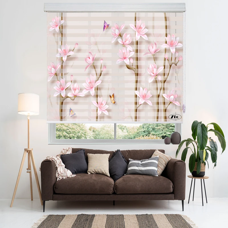 پرده زبرا زیو مدل 3D-1226 سایز 200x150 سانتی متر