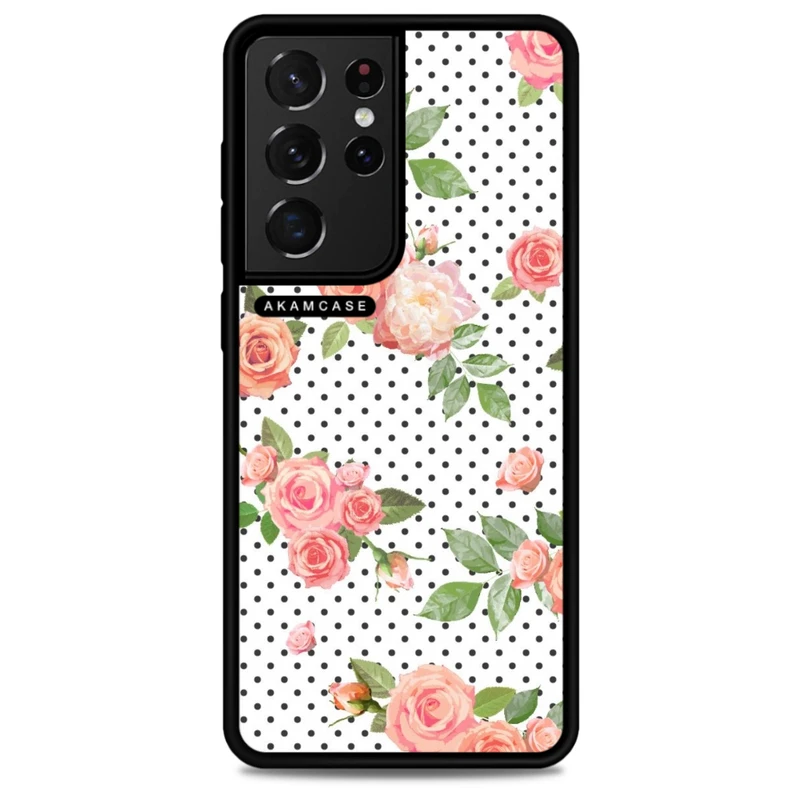کاور آکام مدل AMC-WSGS21U-FLOWERS5 مناسب برای گوشی موبایل سامسونگ Galaxy S21 Ultra