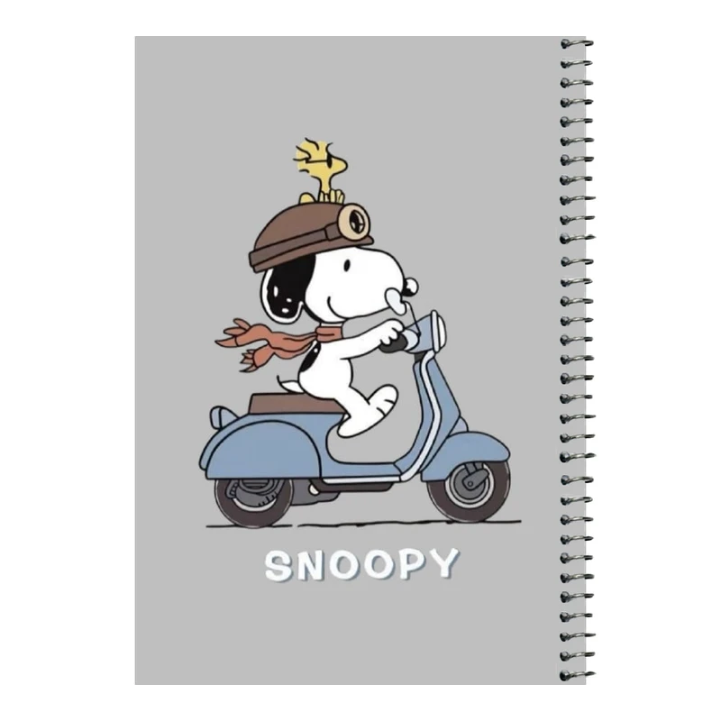 دفتر مشق 80 برگ اس جی مدل اسنوپی موتور سوار    