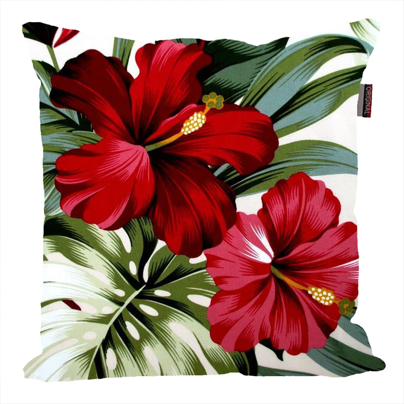 کوسن ناریکو مدل فانتزی طرح برگ گل گیاه کد 04698