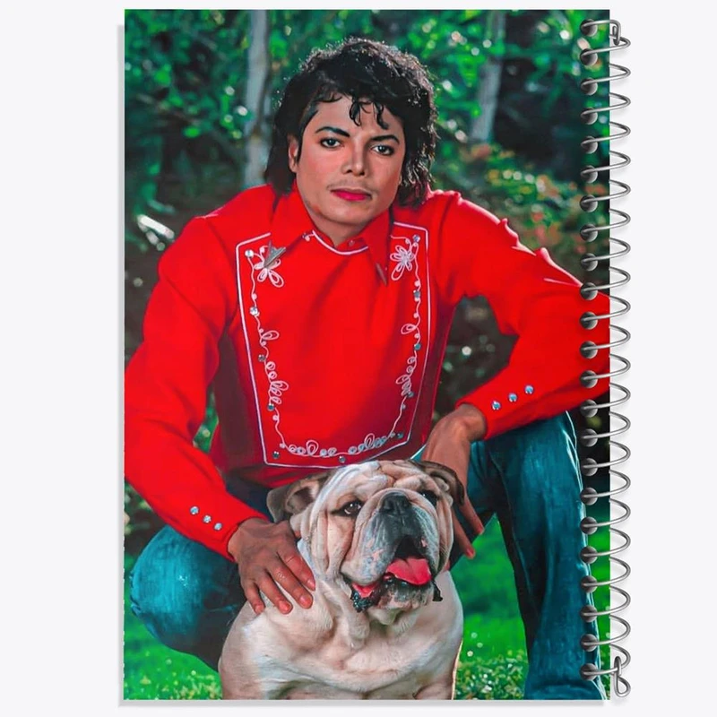 دفتر نت موسیقی 50 برگ خندالو مدل مایکل جکسون Michael Jackson کد 19223