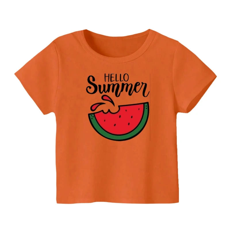 تی شرت آستین کوتاه بچگانه مدل هندوانه یلدایی کد 9