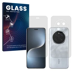 Glass Resistant model matte screen protector suitable for Honor Magic7 Pro mobile phone along with the back protector