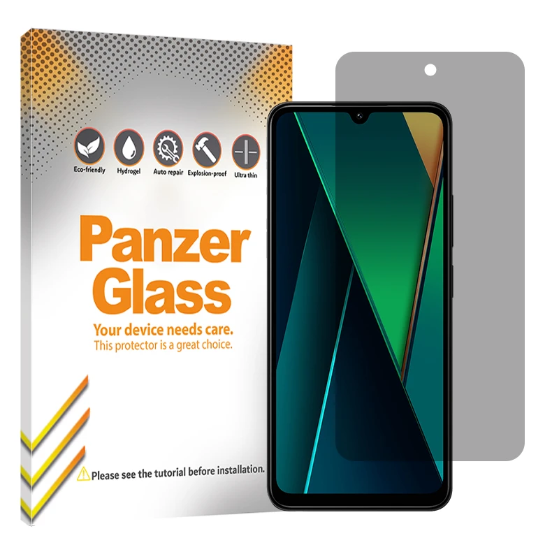 محافظ صفحه نمایش حریم شخصی پنزر گلس مدل Resistant مناسب برای گوشی موبایل شیائومی Poco C75