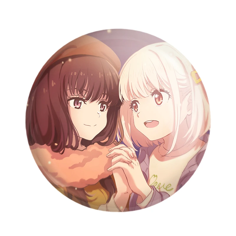 مگنت خندالو مدل چیساتو و تاکینا انیمه لیکوریس ریکویل Lycoris Recoil  کد 23000