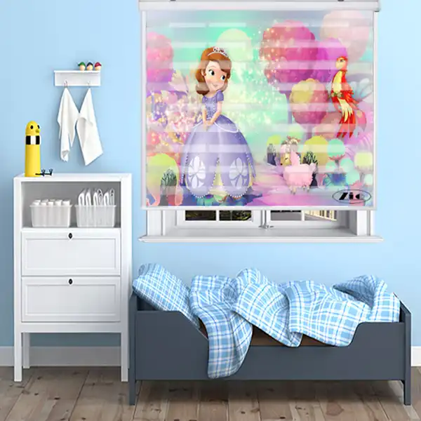 پرده زبرا زیو مدل K3097 سایز 150x200 سانتی متر