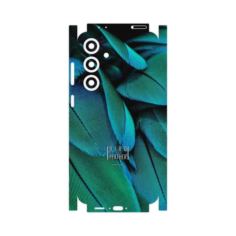 برچسب پوششی ماهوت مدل Green Feather-FullSkin مناسب برای گوشی موبایل سامسونگ Galaxy S24 FE