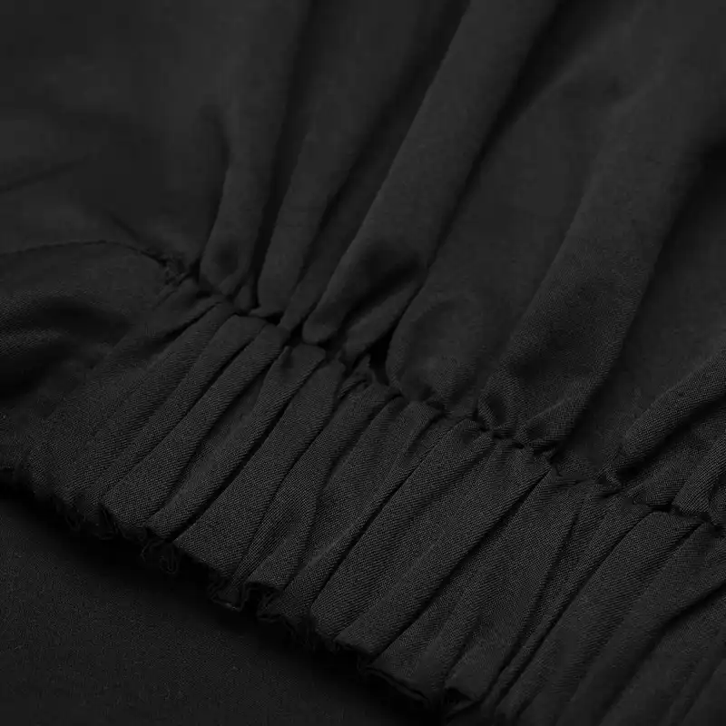 تاپ زنانه جوتی جینز مدل کوتاه کد 200234 رنگ مشکی