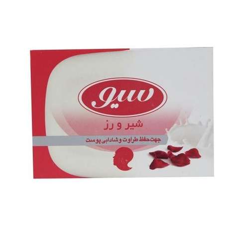 صابون شستشو سیو مدل Milk And Rose وزن 125 گرم بسته 2 عددی