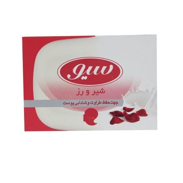 صابون شستشو سیو مدل Milk And Rose وزن 125 گرم بسته 2 عددی