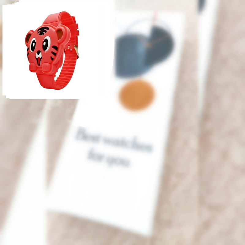 ساعت مچی دیجیتال مدل فانتزی سیلیکونی طرح ببری کیوت کد 2