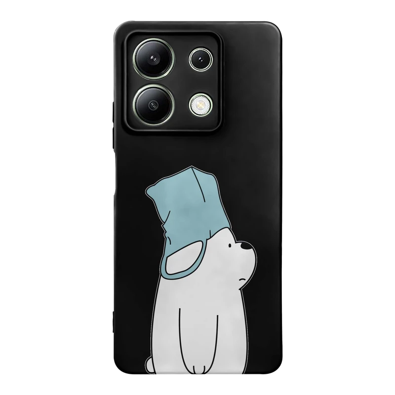 کاور قاب گارد طرح خرس کله فندقی کد s11319 مناسب برای گوشی موبایل شیائومی Redmi Note 13 4G