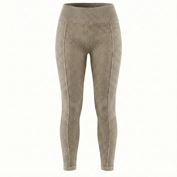 لگینگ ورزشی پشت‌چین‌دار زنانه مدل Rib Flow