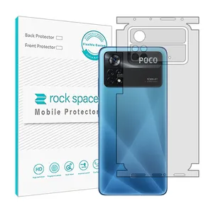 Transparent Rockspace HyGEL model back protector suitable for Xiaomi Poco X4 Pro 5G mobile phone