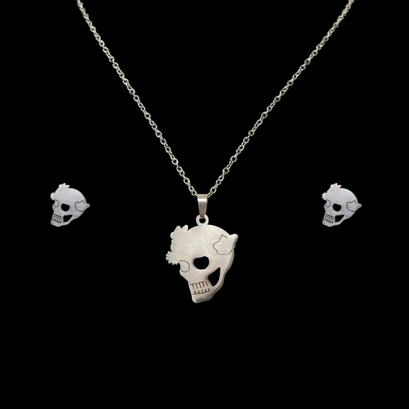 نیم ست زنانه مدل جمجمه 148 نیم ست زنانه مدل جمجمه 148