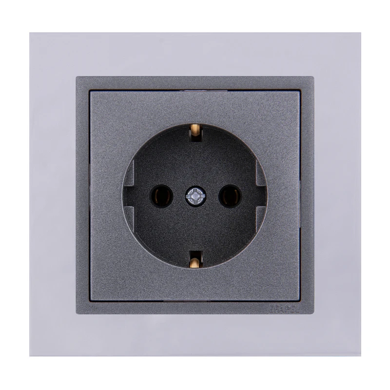 پریز برق ارت دار ایفاپل مدل LOGUS90 METALLO کد 90910TRS/21130/90631