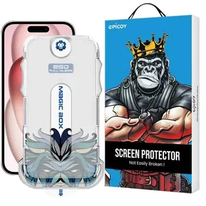 Epicoy Lion ESD easy install Screen Protector For Apple iPhone 15 with install kit
