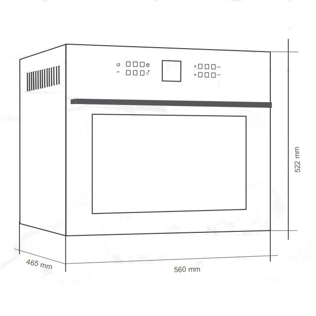 اون توستر رومیزی داتیس مدل DT-720