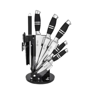  سرویس چاقو آشپزخانه 9 پارچه ام جی اس مدل KS-9018B