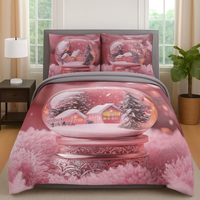 سرویس خواب 1 نفر 4 تکه مدل گوی برفی کد 245