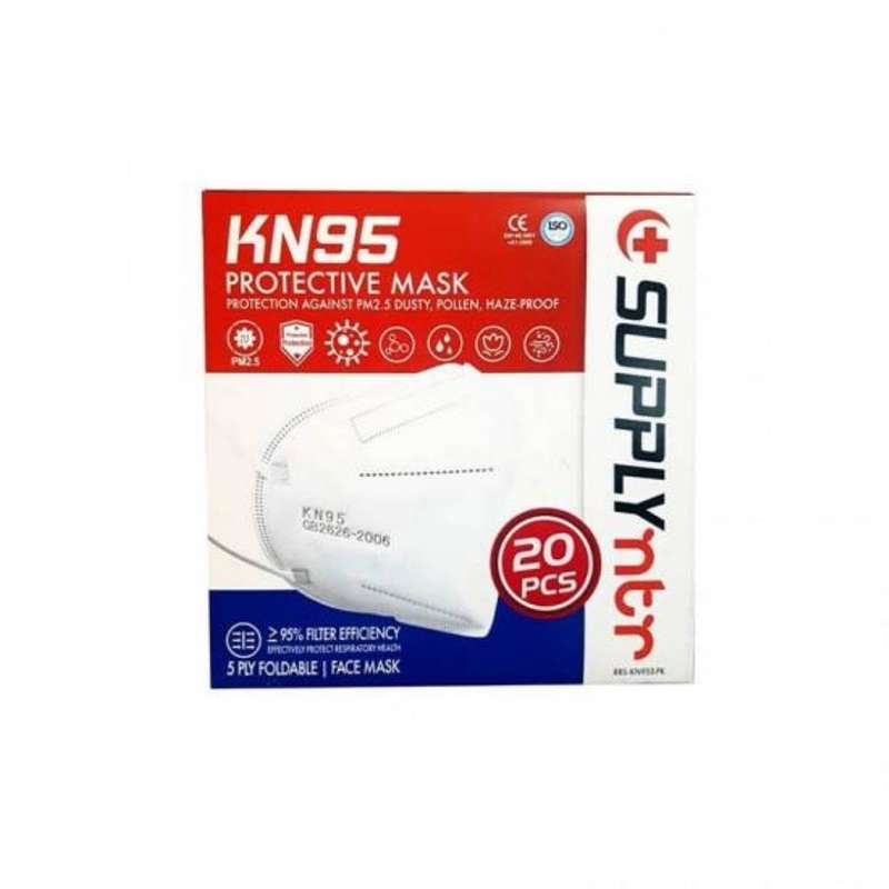 ماسک تنفسی مدل KN95 بسته 20 عددی
