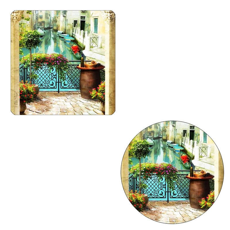 مگنت طرح ونیز کد wmg249 به همراه زیر لیوانی