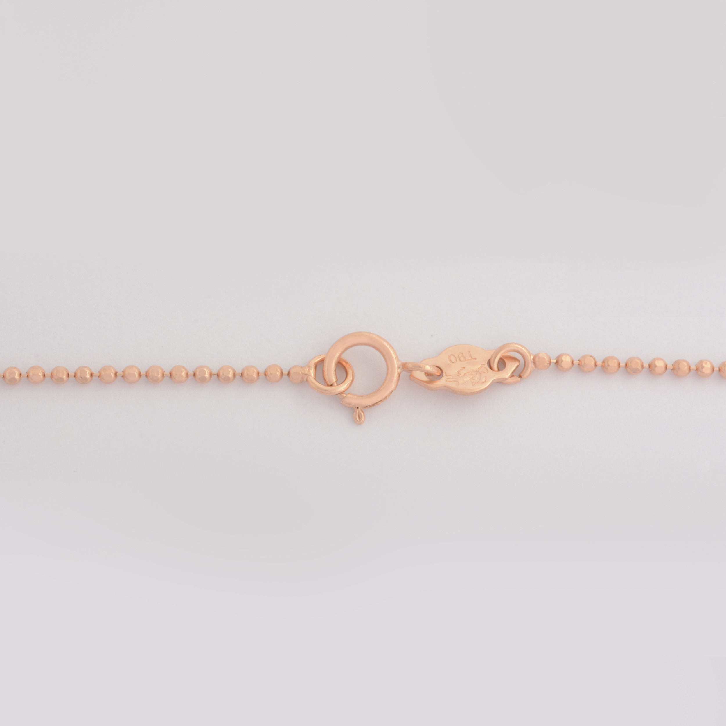 زنجیر طلا 18 عیار زنانه طلای مستجابی مدل بال چین کد M40