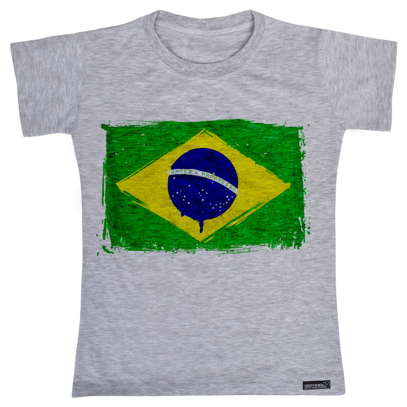 تی شرت آستین کوتاه پسرانه 27 مدل Brazil 1 کد MH721