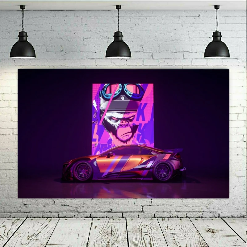 پوستر پارچه ای طرح ماشین Game Need for Speed مدل SDP1445