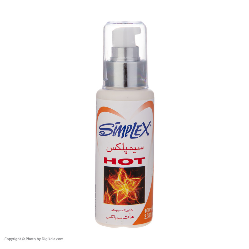 ژل لوبریکانت سیمپلکس مدل Hot حجم 100 میلی لیتر ژل لوبریکانت سیمپلکس مدل Hot حجم 100 میلی لیتر