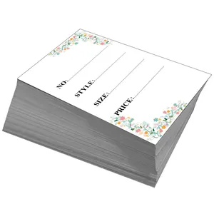 اتیکت لباس مستر راد طرح گل کد fiory 2171 بسته 100 عددی