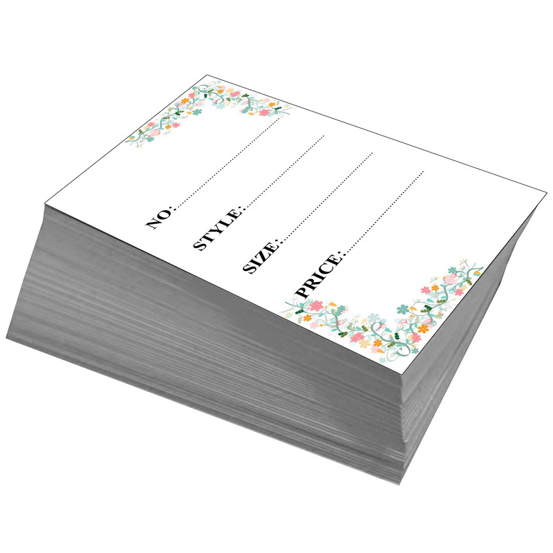 اتیکت لباس مستر راد طرح گل کد fiory 2171 بسته 100 عددی