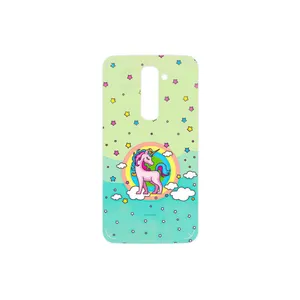MAHOOT Rainbow unicorn adventure Cover Sticker for LG G2