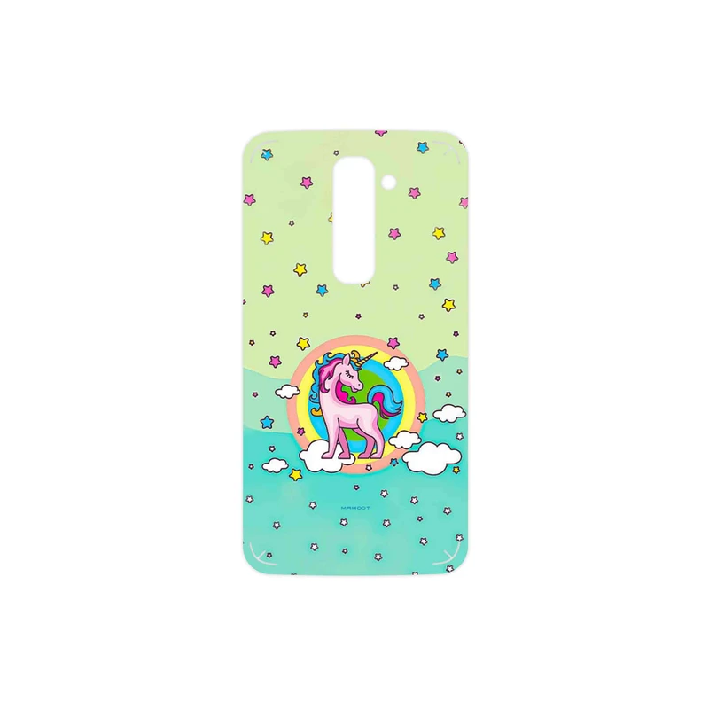 برچسب پوششی ماهوت مدل Rainbow unicorn adventure مناسب برای گوشی موبایل ال جی G2