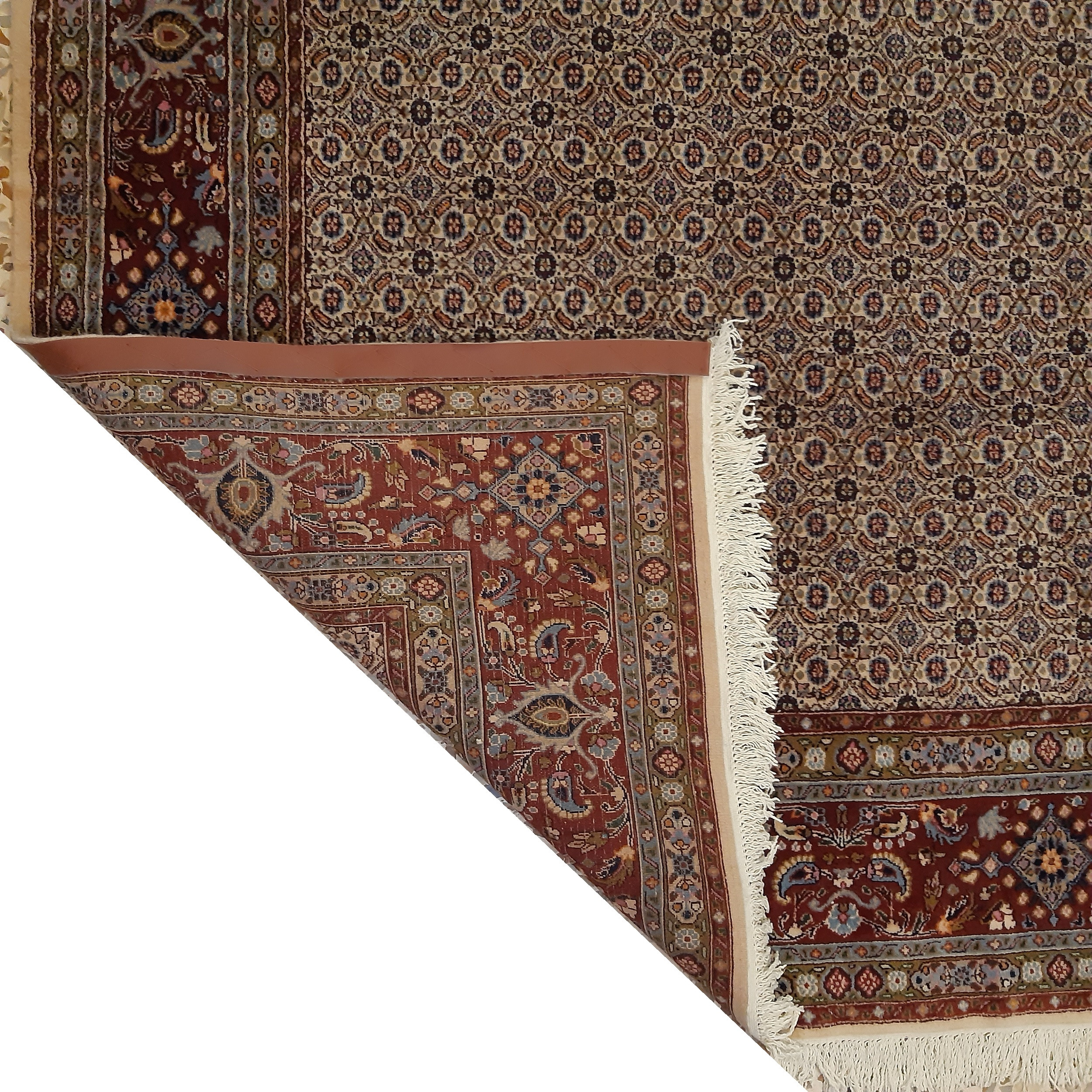 فرش دستباف شش متری طرح ماهی سراسر کد1420