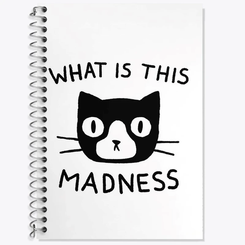 دفتر لغت 50 برگ خندالو مدل گربه کد 29301